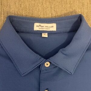 Peter Millar summer comfort polo blue